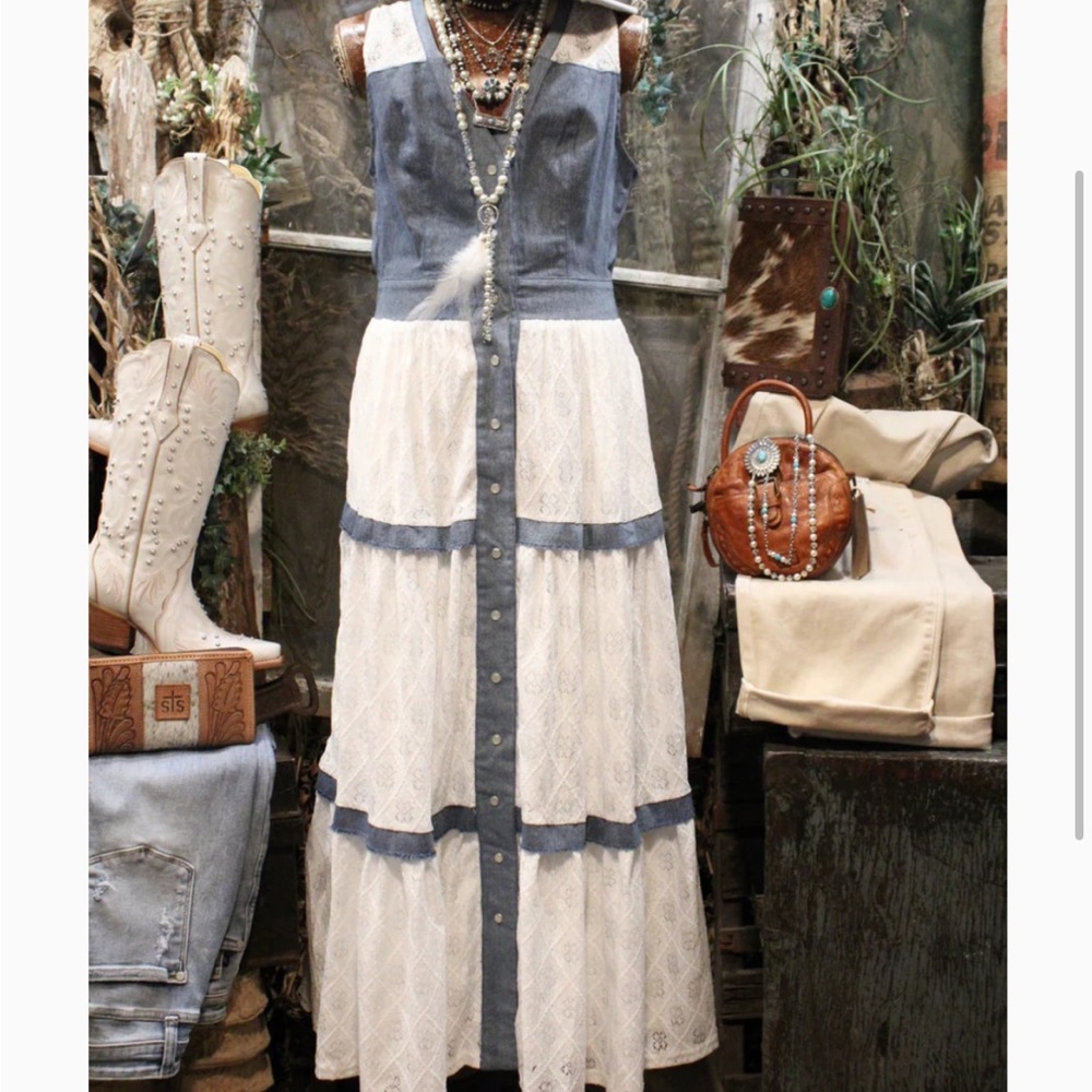 Western Vibes Maxi Dress
